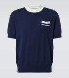 King & Tuckfield Knitted wool T-shirt