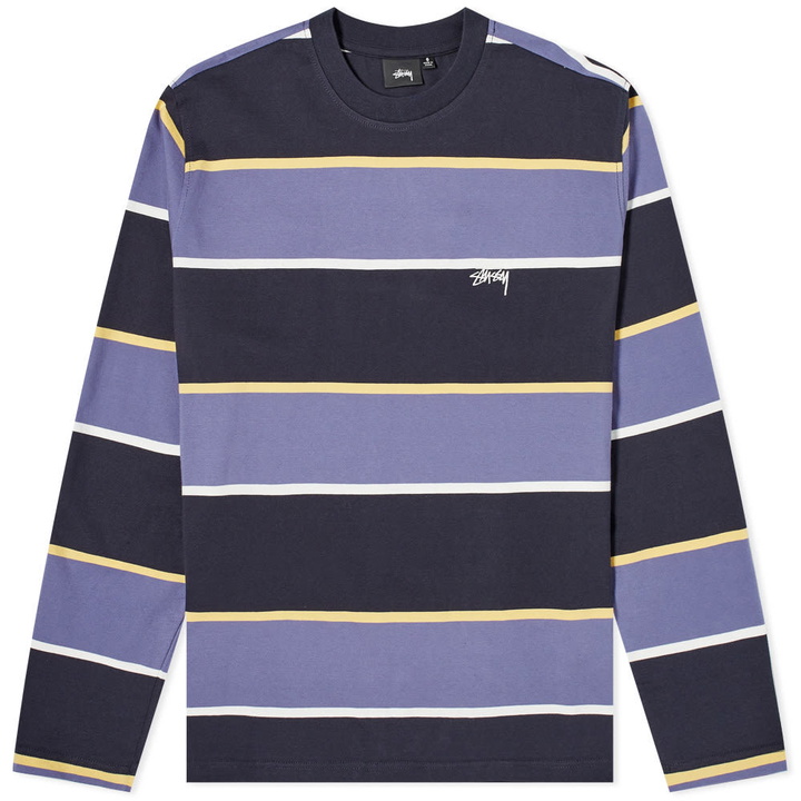 Photo: Stussy Long Sleeve Bold Stripe Tee