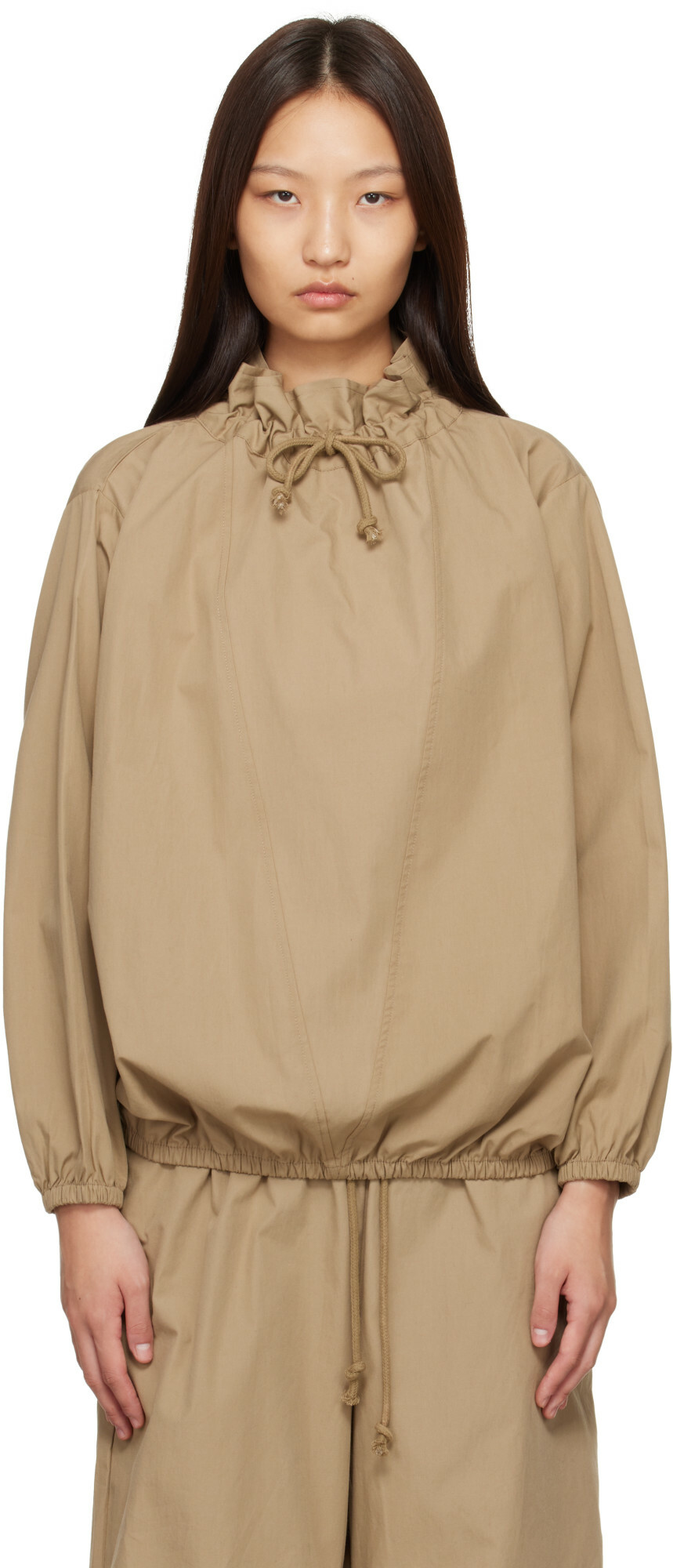 Baserange Khaki Uro Top