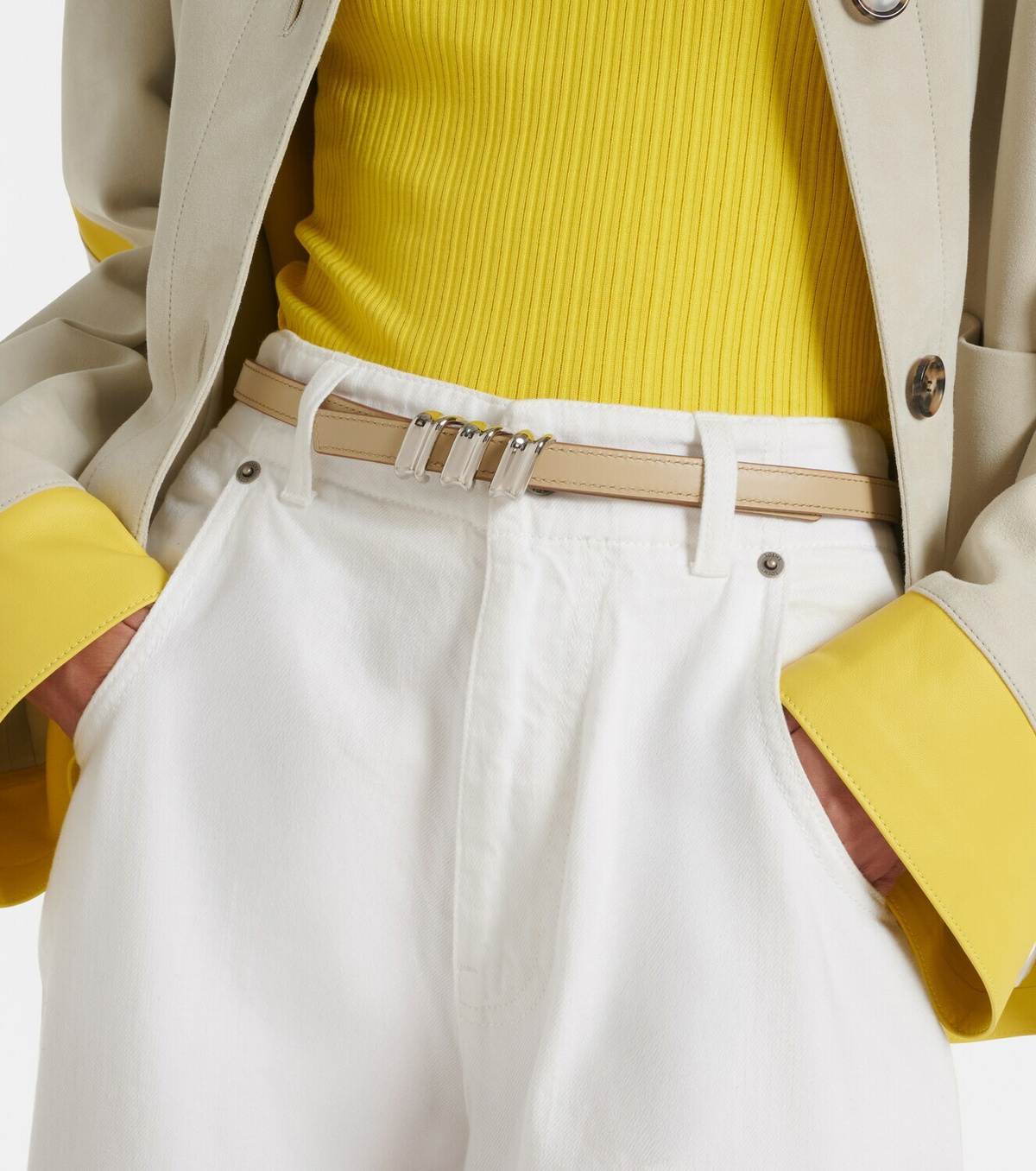 Loewe Coil leather belt