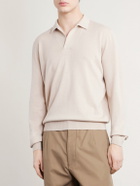 Loro Piana - Sergio Cashmere Polo Sweater - Neutrals