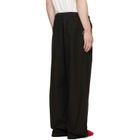 Palm Angels Black Tree Logo Loose Trousers