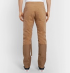 Fear of God - Slim-Fit Panelled Cotton-Canvas and Nylon Trousers - Beige