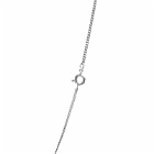 Fred Perry Men's Laurel Wreath Necklace in Silver