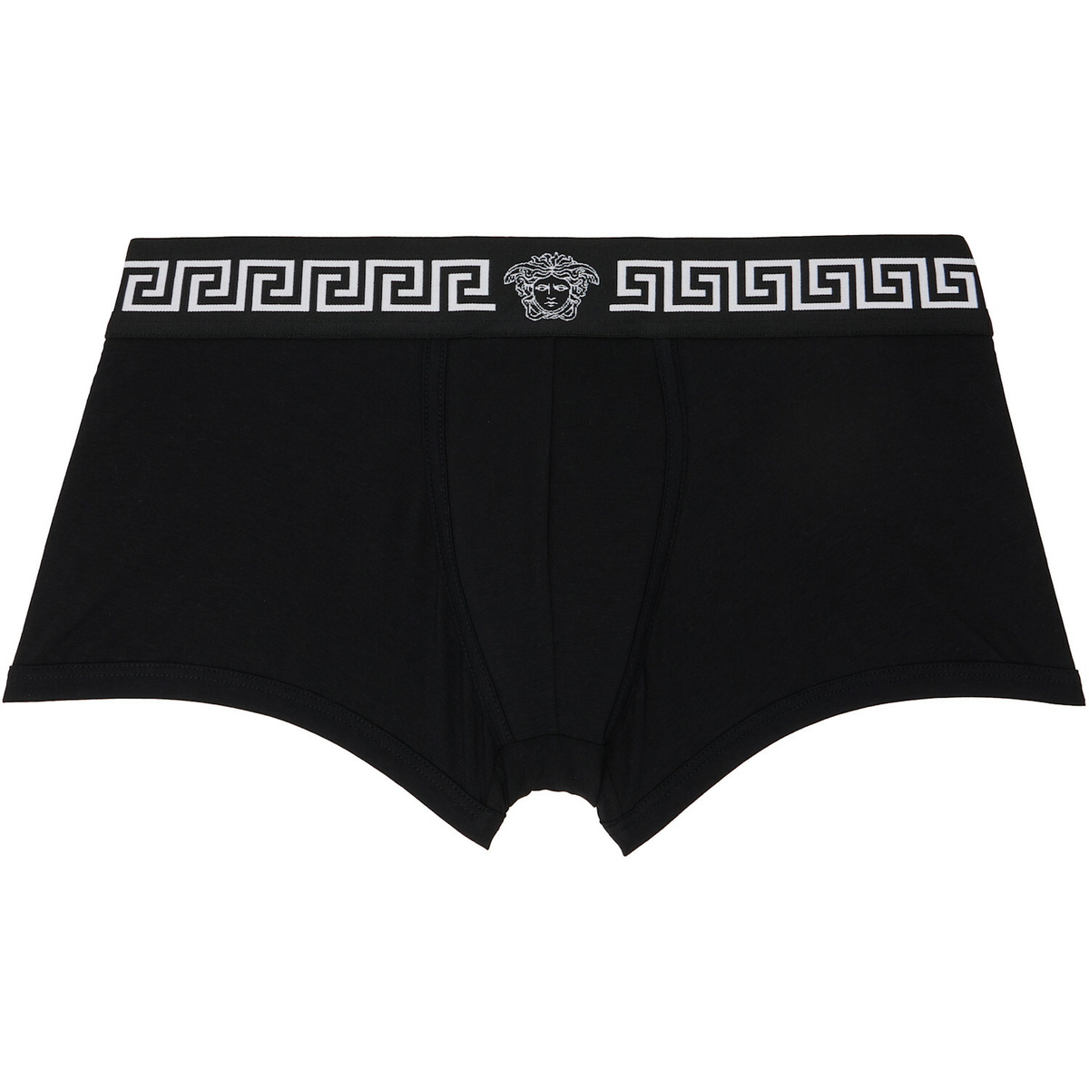Versace Three-Pack Black Cotton-Jersey Boxer Briefs