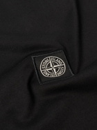 Stone Island - Logo-Appliquéd Garment-Dyed Cotton-Jersey T-Shirt - Black