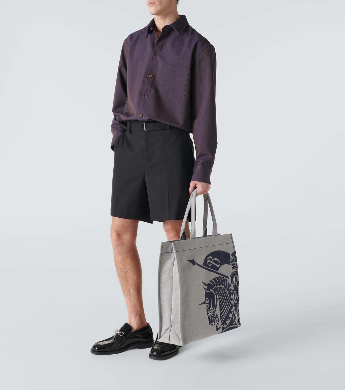 Burberry EKD Medium canvas tote bag Burberry