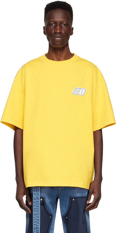 Photo: We11done Yellow Cotton T-Shirt