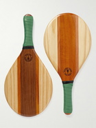 Frescobol Carioca - Trancoso Wooden Beach Bat and Ball Set