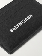 Balenciaga - Logo-Print Full-Grain Leather Cardholder