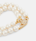 Vivienne Westwood Graziella embellished faux pearl bracelet