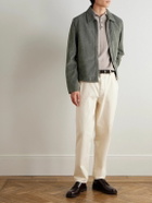 Mr P. - Suede Coach Jacket - Gray