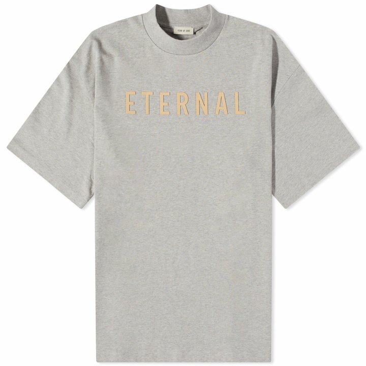 Photo: Fear Of God Men's Eternal Cotton T-Shirt in Warm Heather Grey