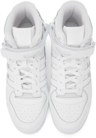 adidas Originals White Forum Mid Sneakers