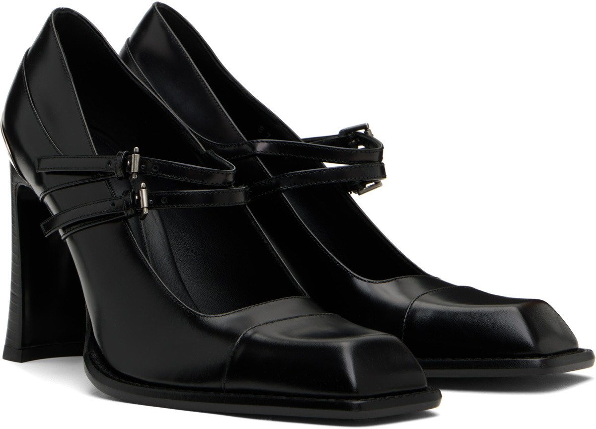 McQueen Black Niko Mary Jane Heels