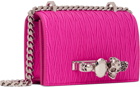 Alexander McQueen Pink Mini Jewelled Satchel Bag