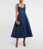 Rebecca Vallance Crêpe midi dress