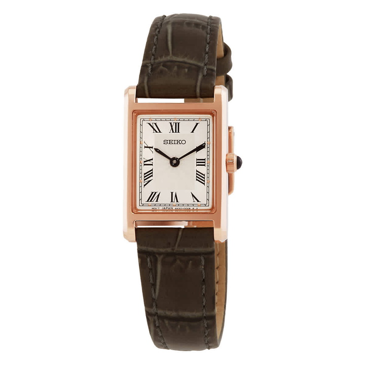 Photo: Seiko Classic Lady Quartz White Dial Watch SWR096P1