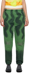 Collina Strada Green Tie-Dye Lounge Pants