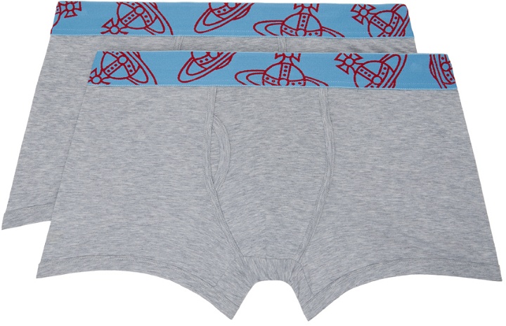 Photo: Vivienne Westwood Two-Pack Gray Boxer Briefs