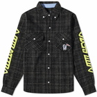 Billionaire Boys Club Men's Check Button Down Shirt in Black