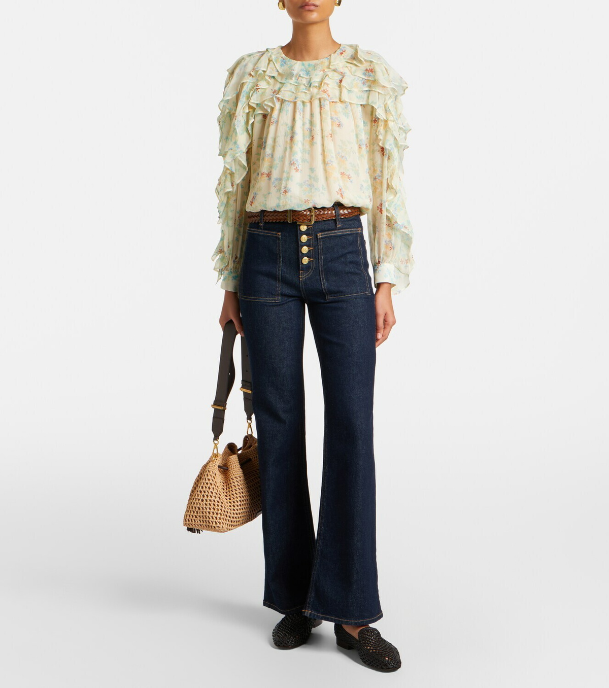 Ulla Johnson Lou flared jeans