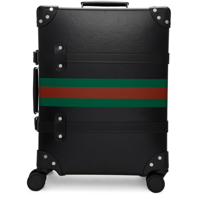 Photo: Gucci Black Globe-Trotter Edition Web Carry-On Suitcase