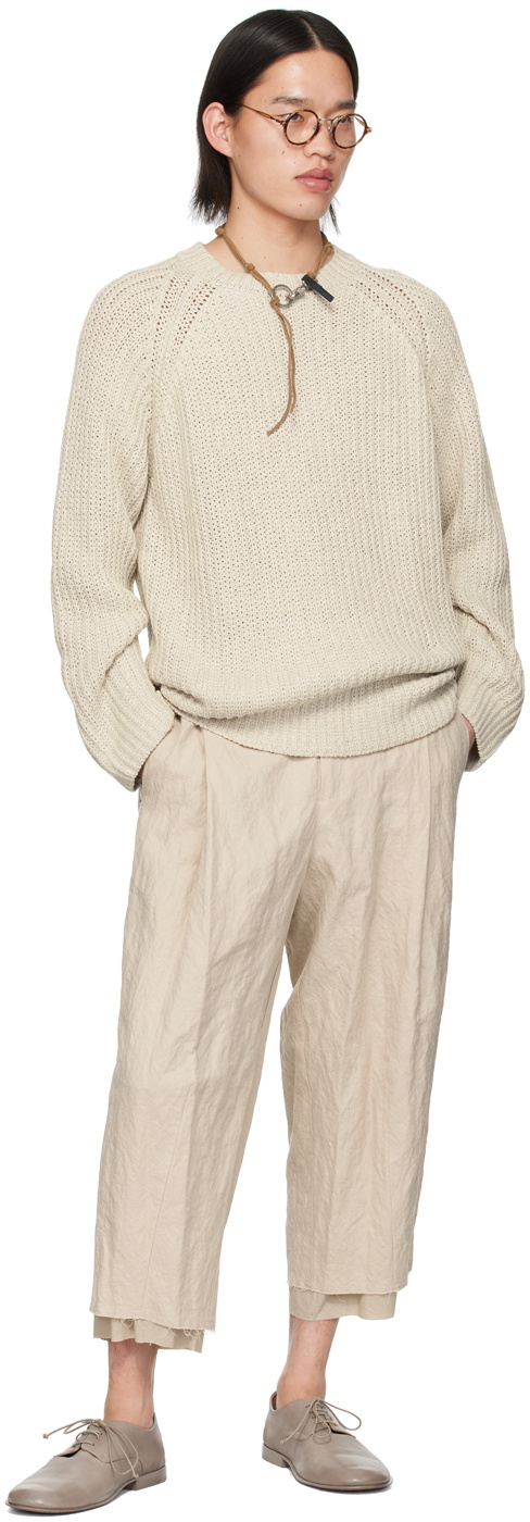 DEVOA Beige Raglan Sweater