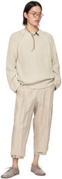 DEVOA Beige Raglan Sweater