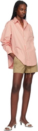 Matteau Pink Classic Stripe Shirt
