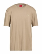 Hugo Mens T-shirt Khaki