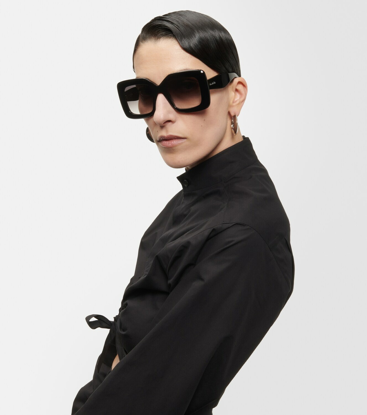 Alaïa Square acetate sunglasses