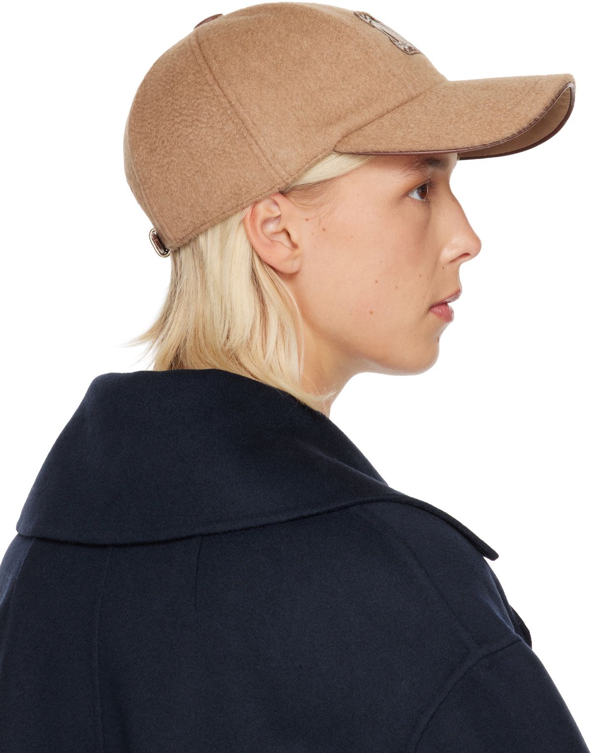 Max Mara Tan Fedora Cap