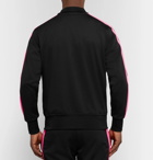 Palm Angels - Logo-Print Striped Tech-Jersey Track Jacket - Men - Black