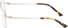 Bottega Veneta Silver Ribbon Split Optical Frame Glasses