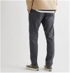 NN07 - Theo Tapered Mélange Twill Chinos - Blue