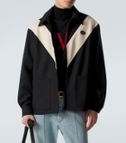 Valentino VLogo gabardine jacket