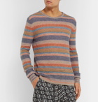 Loewe - Paula's Ibiza Embroidered Striped Knitted Sweater - Multi
