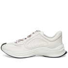 Gucci Men's Run Leather Sneakers in White