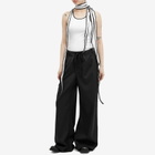 Y/Project Women's Multiscarf Tank Top in White
