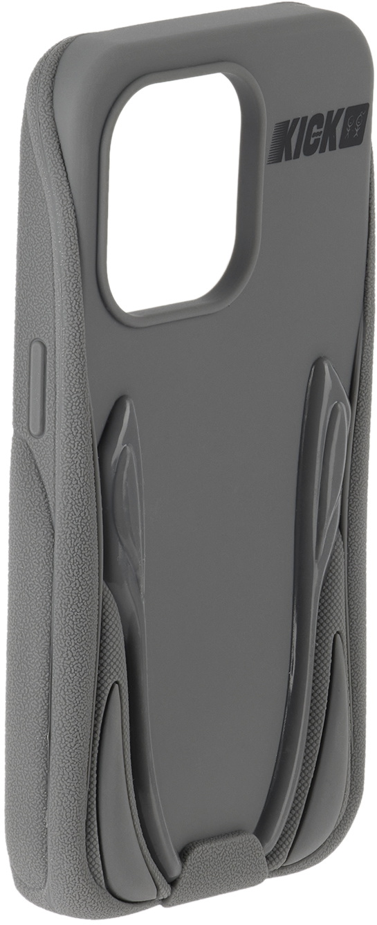 Urban Sophistication Gray 'The Kick' iPhone 14 Pro Case