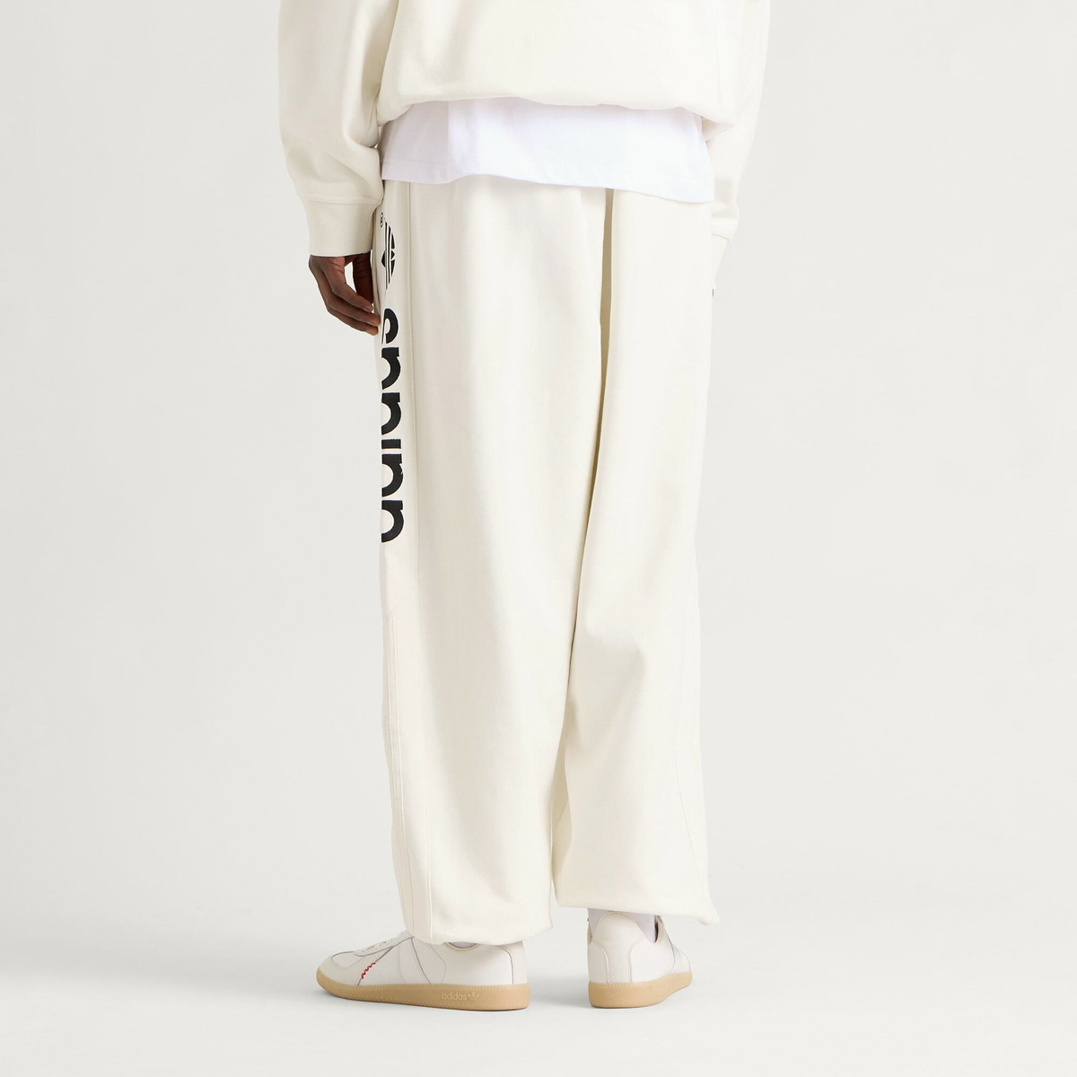 Adidas Men's Block Sweatpant in Off White
