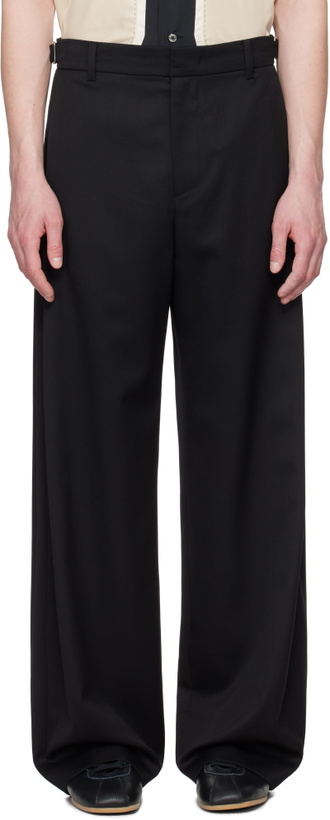 Photo: System SSENSE Exclusive Black Twill Trousers