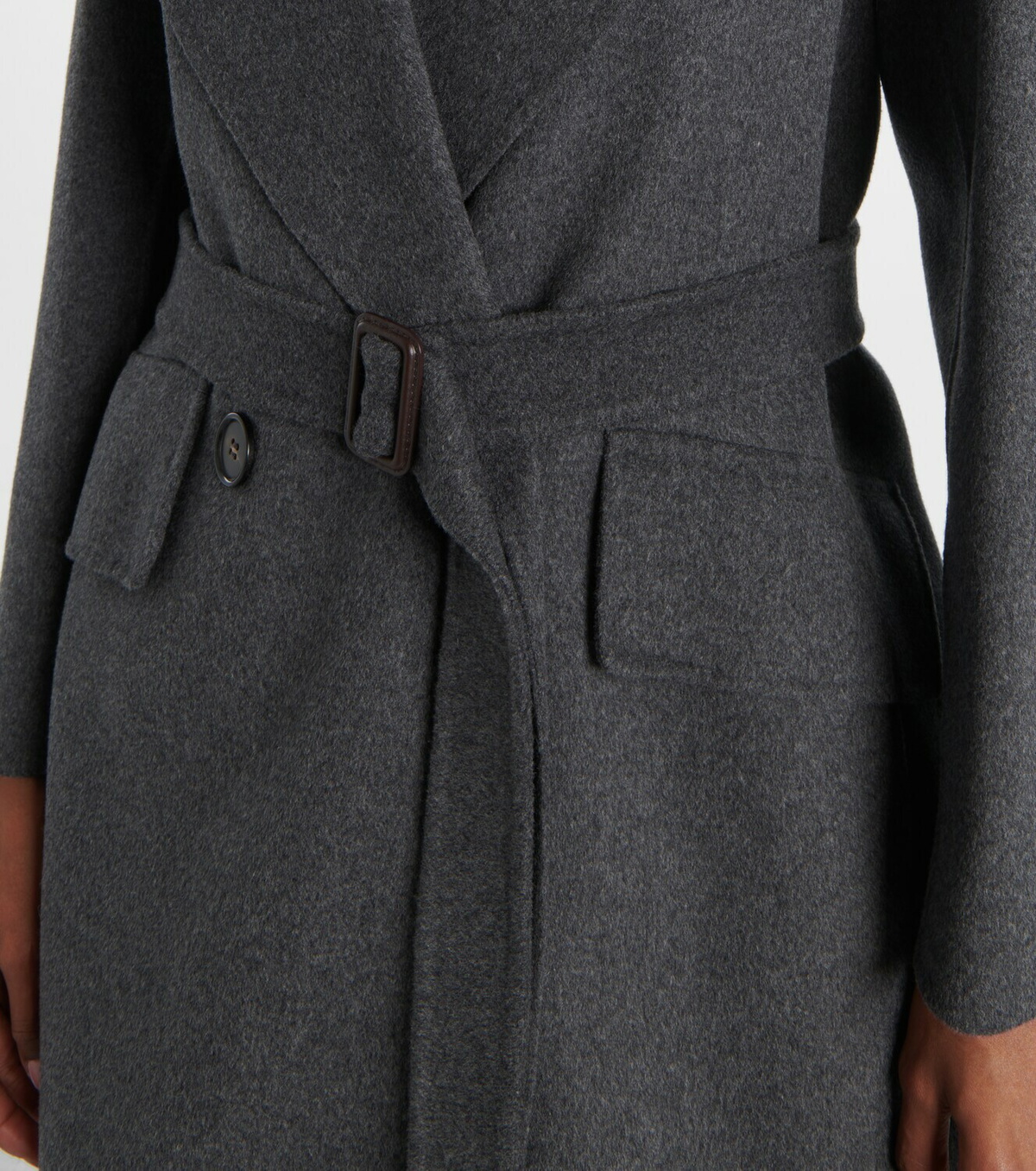 'S Max Mara Belted virgin wool coat