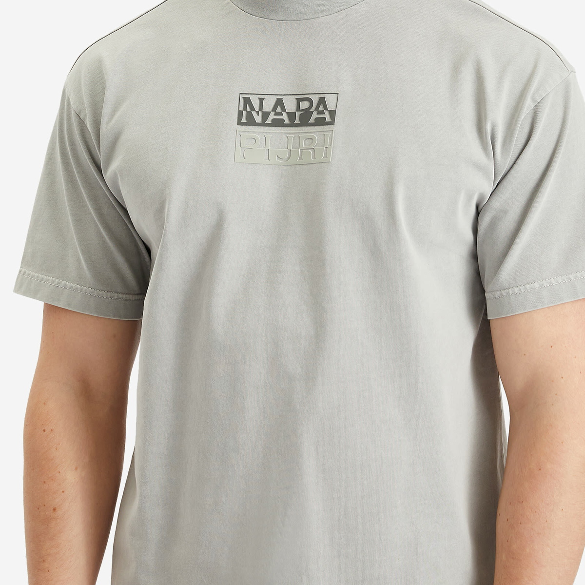 Napapijri Men's Split Logo T-Shirt in Ultimate Gr