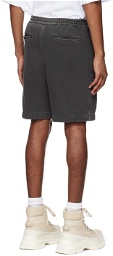 Juun.J Gray Embroidered Shorts
