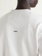 WTAPS - Cotton-Fleece Sweatshirt - Gray