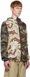 AAPE by A Bathing Ape Beige Polyester Jacket