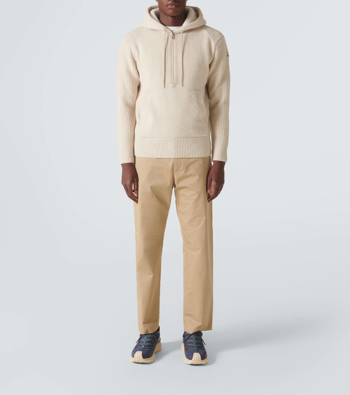 Moncler Wool and cashmere hoodie Moncler