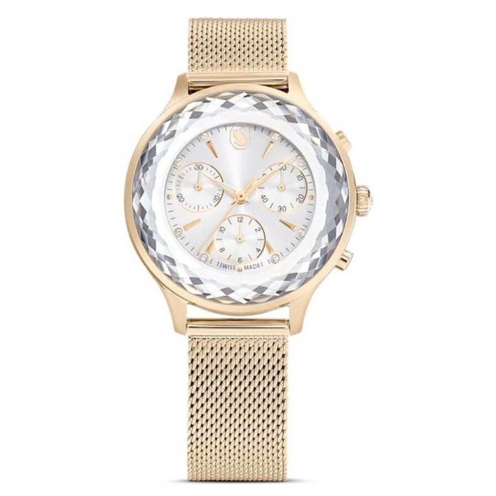 Photo: Swarovski Nova Chrono Quartz White Dial Watch 5677500